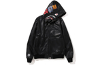A Bathing Ape Leather Shark Full Zip Куртка