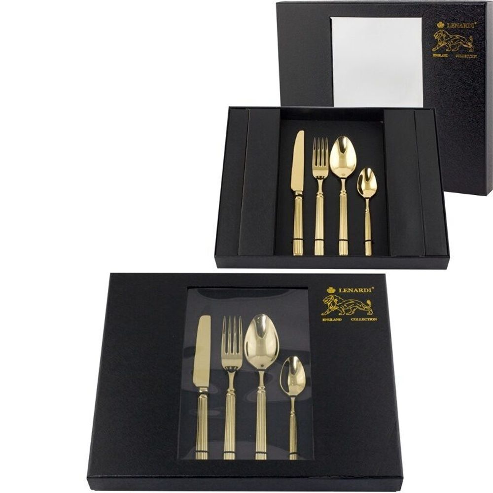 Lenardi 197-014 Набор столовых приборов 24пр. в под.уп.(х8)