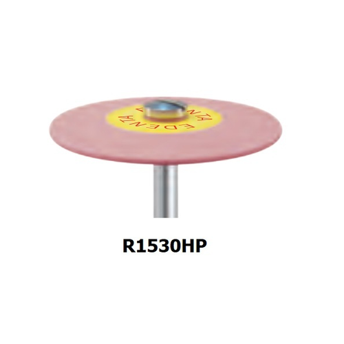 EDENTA R1530HP Полир для керамики StarGloss HP 104, d 26 мм, цвет розовый, форма линза