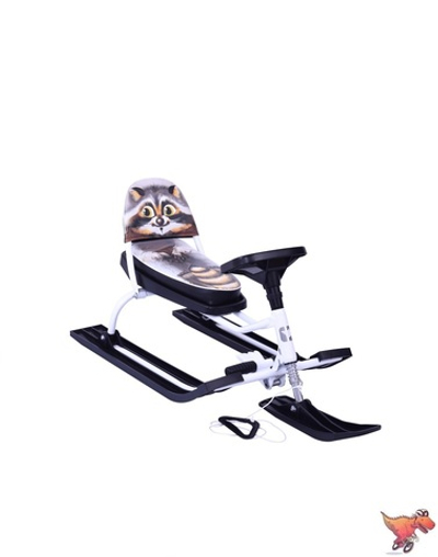 Снегокат Барс Comfort Animals со складной спинкой