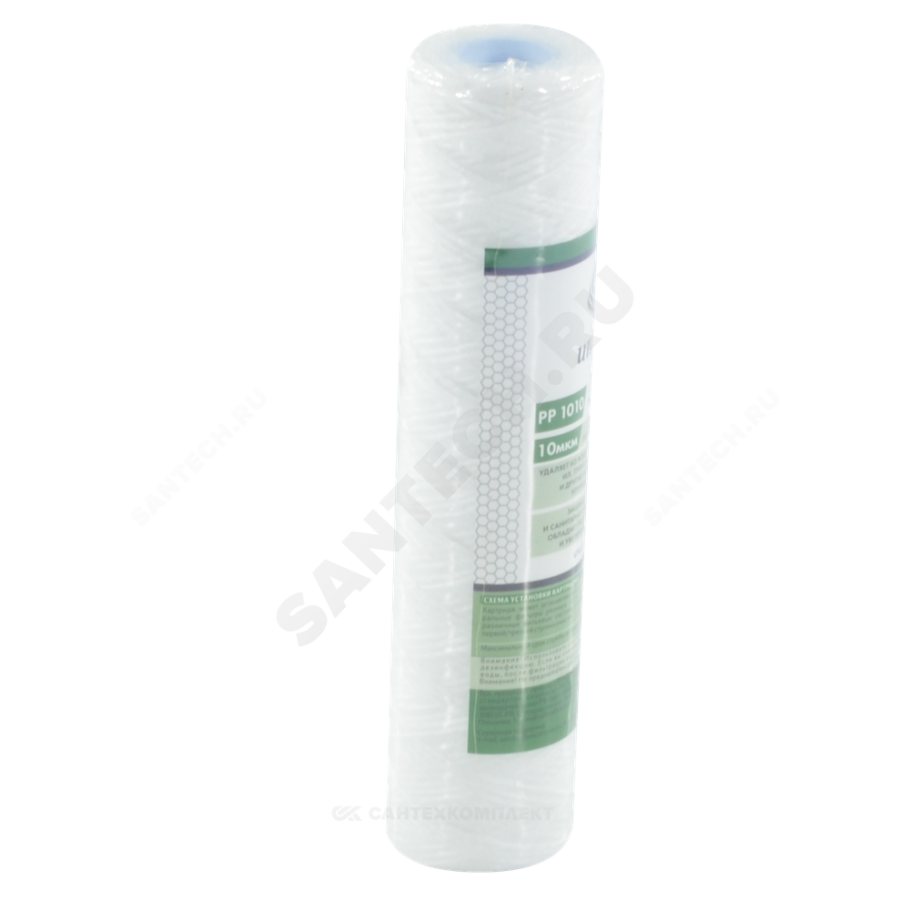 Картридж механический полипропиленовый шнур 20 мкм Slim Line 10" Unicorn PP 1020
