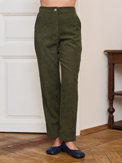 Брюки классические вельветовые