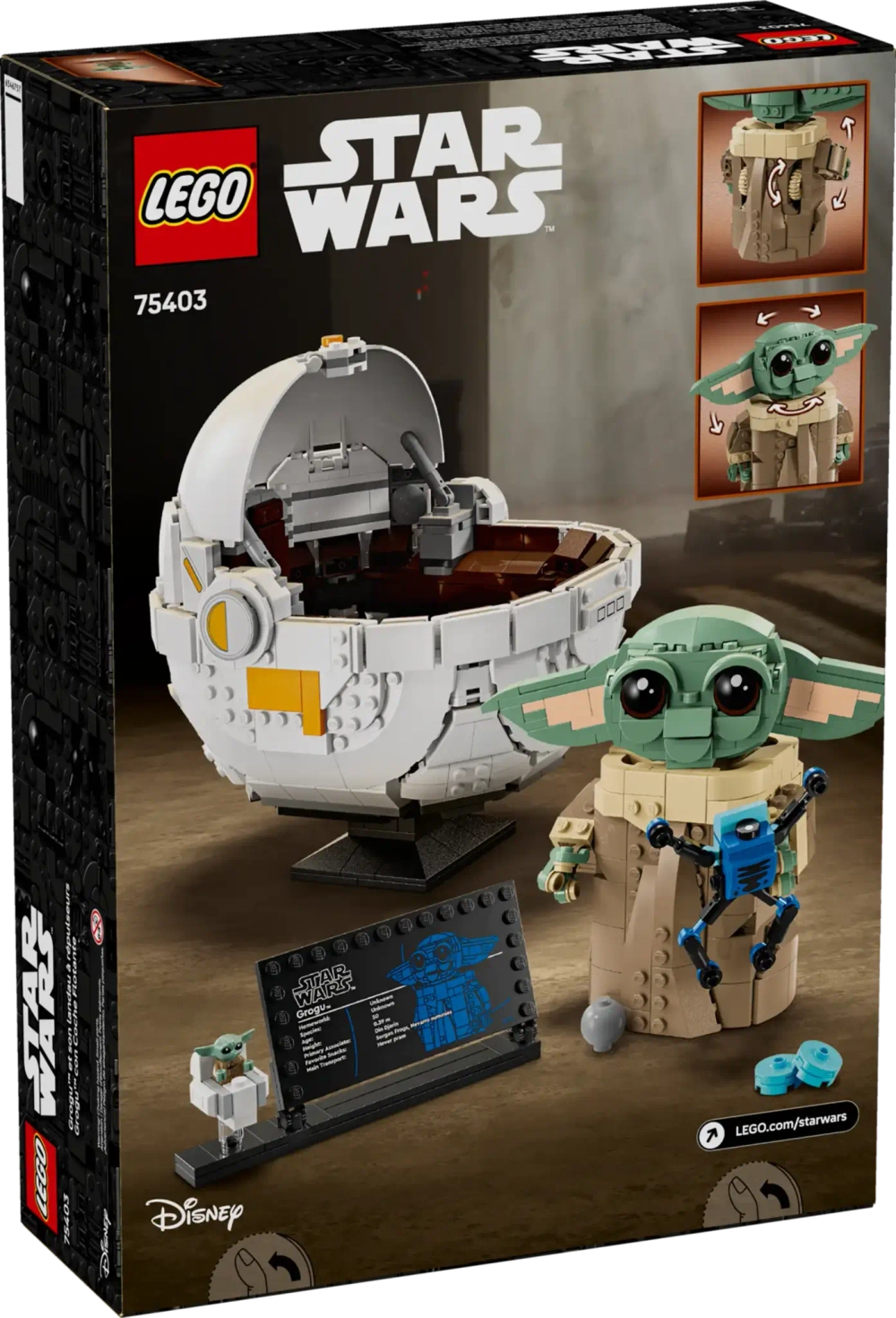 Конструктор LEGO Star Wars 75403 Грогу в летающей люльке