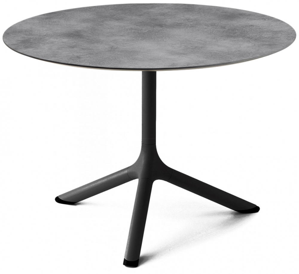 Столик ламинированный кофейный Scab Design Tripe, черный, цементный