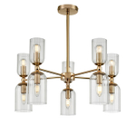 6586/10 MODERNI LN25 89 золото/прозрачный, металл/стекло Люстра подвесная E14 10*40W 220V KASSIA