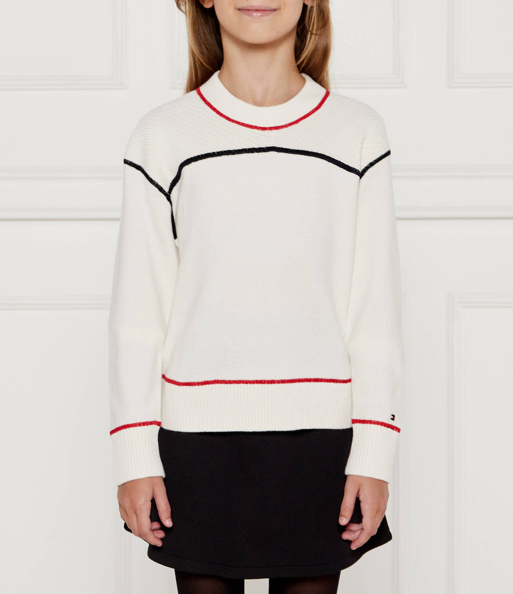 Свитер GLOBAL Tommy Hilfiger - белый(KG0KG08080)