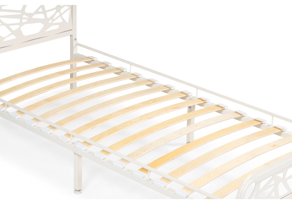 Односпальная кровать Кубо 90х200 белый