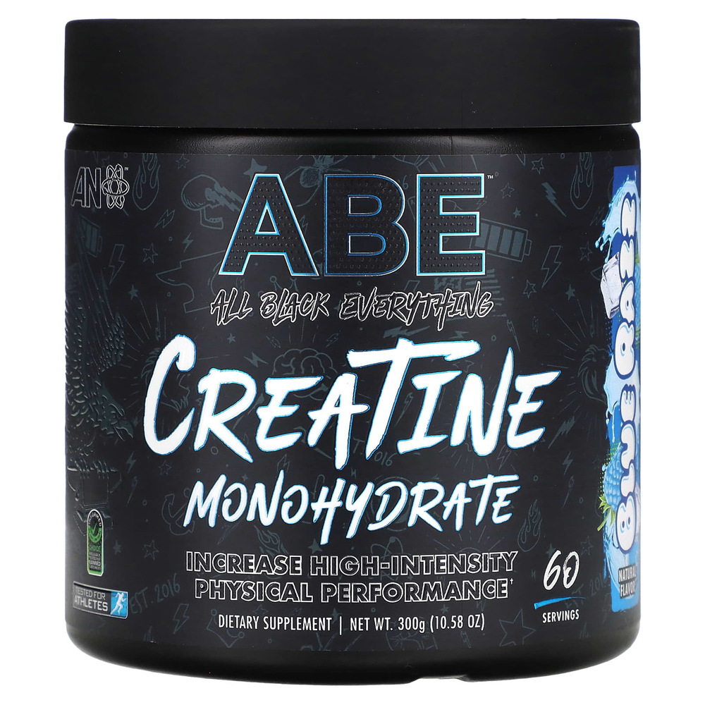 ABE, Моногидрат креатина, голубая роза, 300 г (10,58 унции)