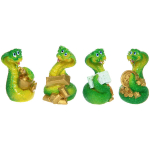 Фигурка новогодняя «Змея - Денежный подарок» 3,5*3,5*5,5 см, микс