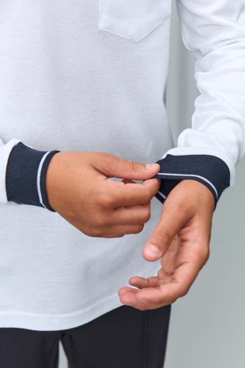 Поло с длинный рукав (с липучкой для шеврона)