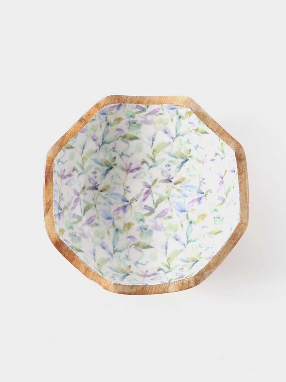 Салатник «Оттенки сирени», 20×20×8 см, дерево манго