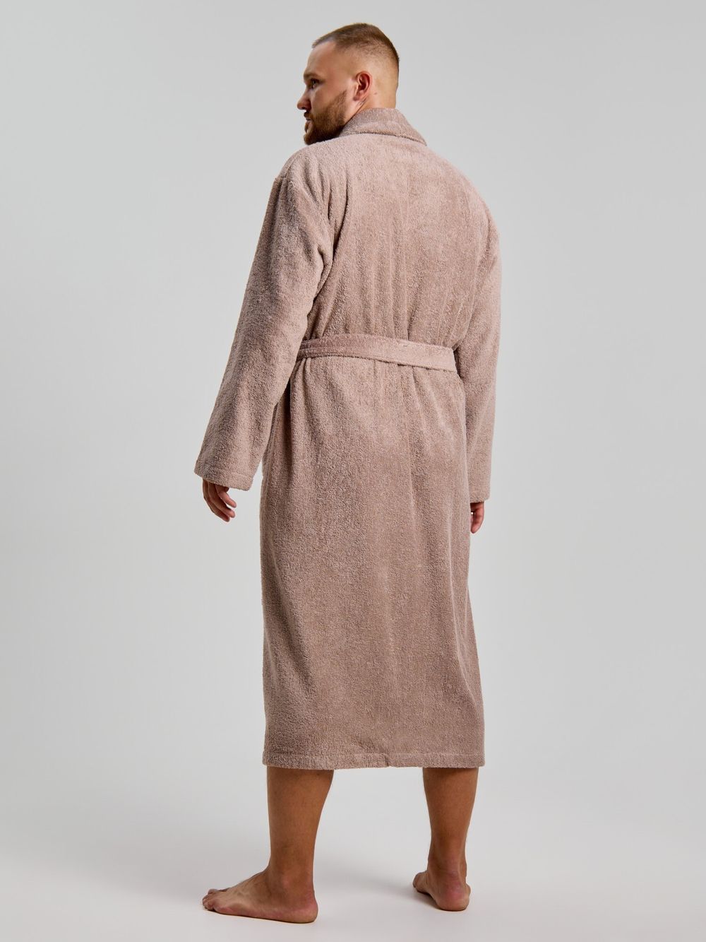 Халат мужской Комфорт-4 Виотекс СЕРО-БЕЖЕВЫЙ