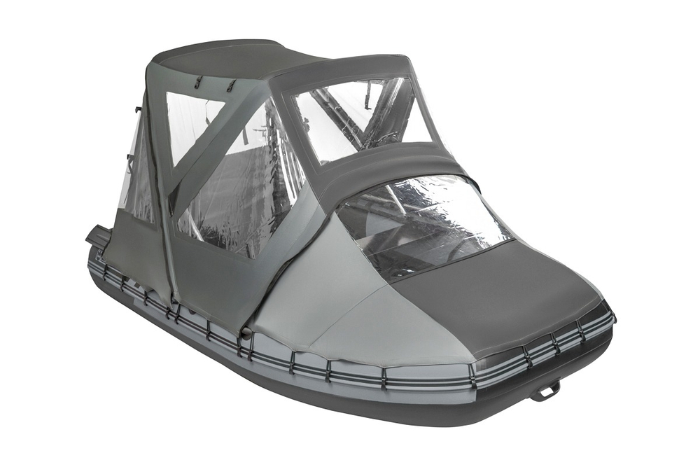 Тент трансформер КОМБИ Yachtman 300 НДНД (графит/черный)