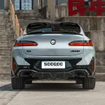 Карбоновый спойлер на крышку багажника для BMW X4M F98 Рестайлинг 2022+ БМВ
