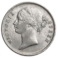 Монета 1 рупия (rupee) 1840 год Британская Индия