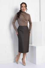 Юбка Иветта (коричневая) Ю12881-3М LT Collection