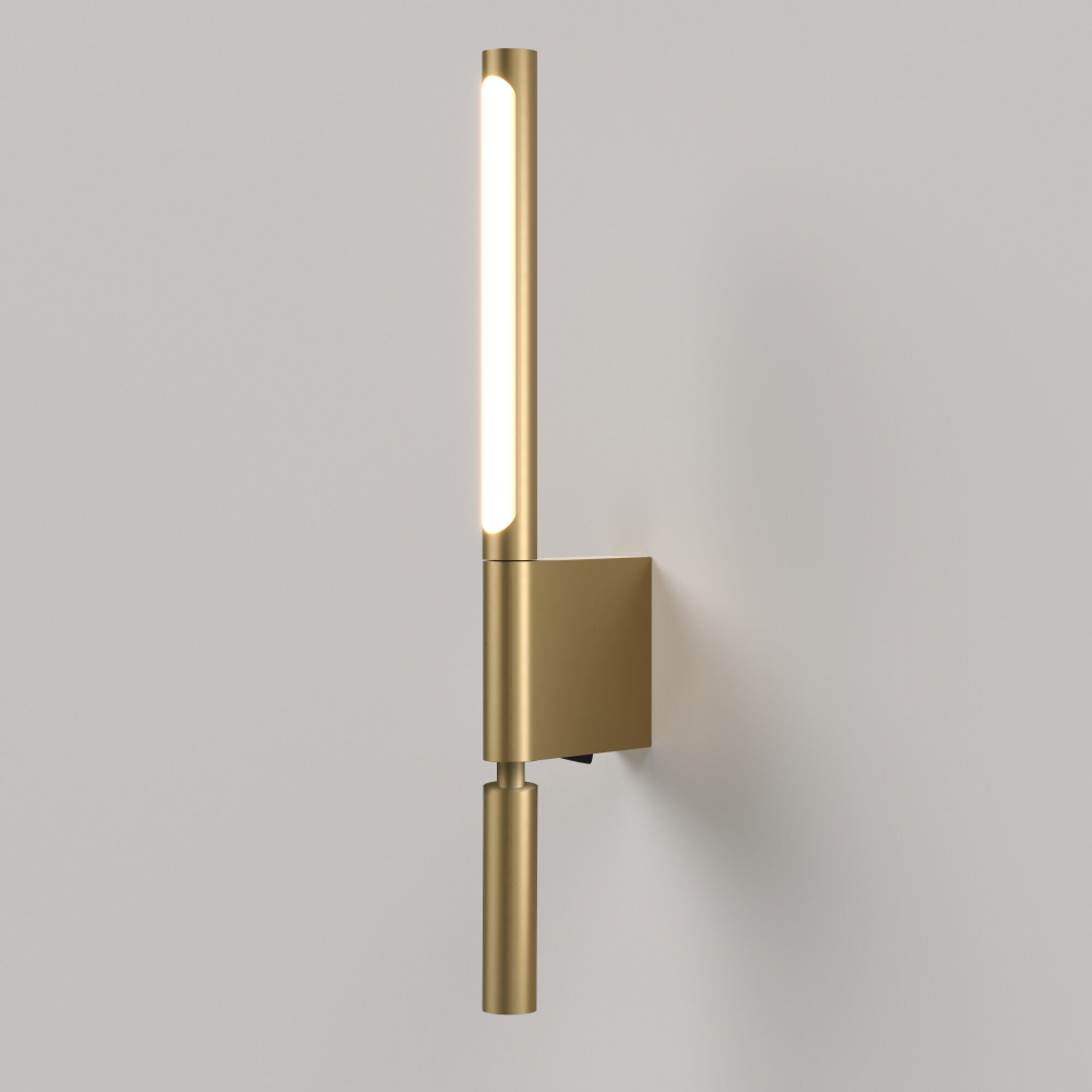 Светильник настенный светодиодный Sarca LED латунь 4000К 40111/LED латунь