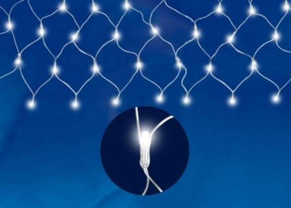 Гирлянда "СЕТКА" 3х2м 320Led, тёплый свет, соединяемая NEW