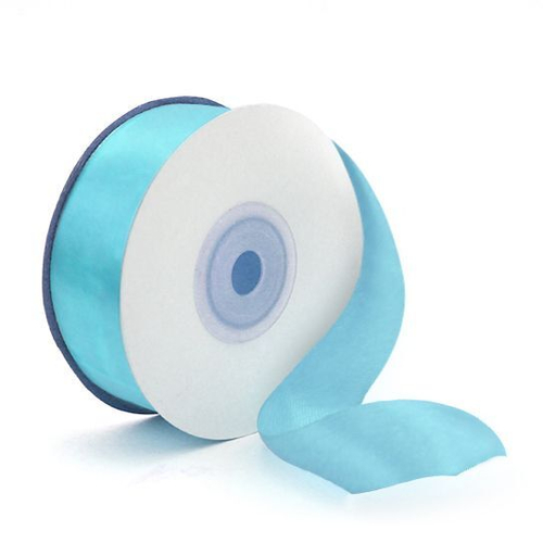 Лента Атлас Бирюзовый / 25 мм * 22,85 м