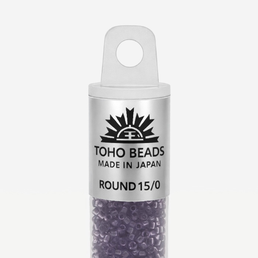 Японский бисер TOHO Round 15/0 (№19), прозрачный
