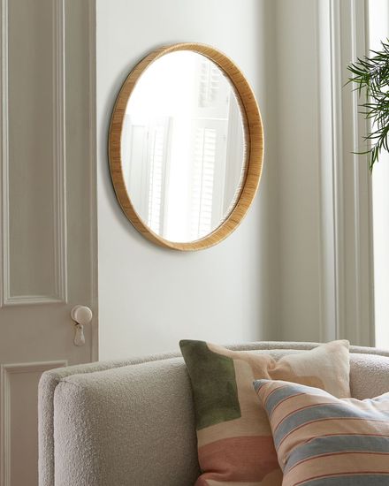 Зеркало в раме из ротанга “Леола”