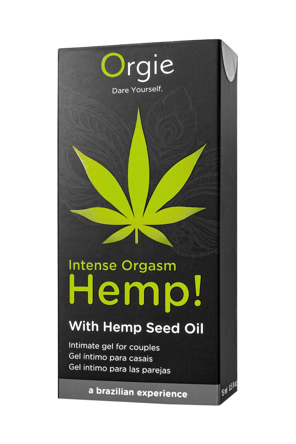 Возбуждающий интимный гель для пар Orgie Hemp Intense Orgasm - 15 мл.