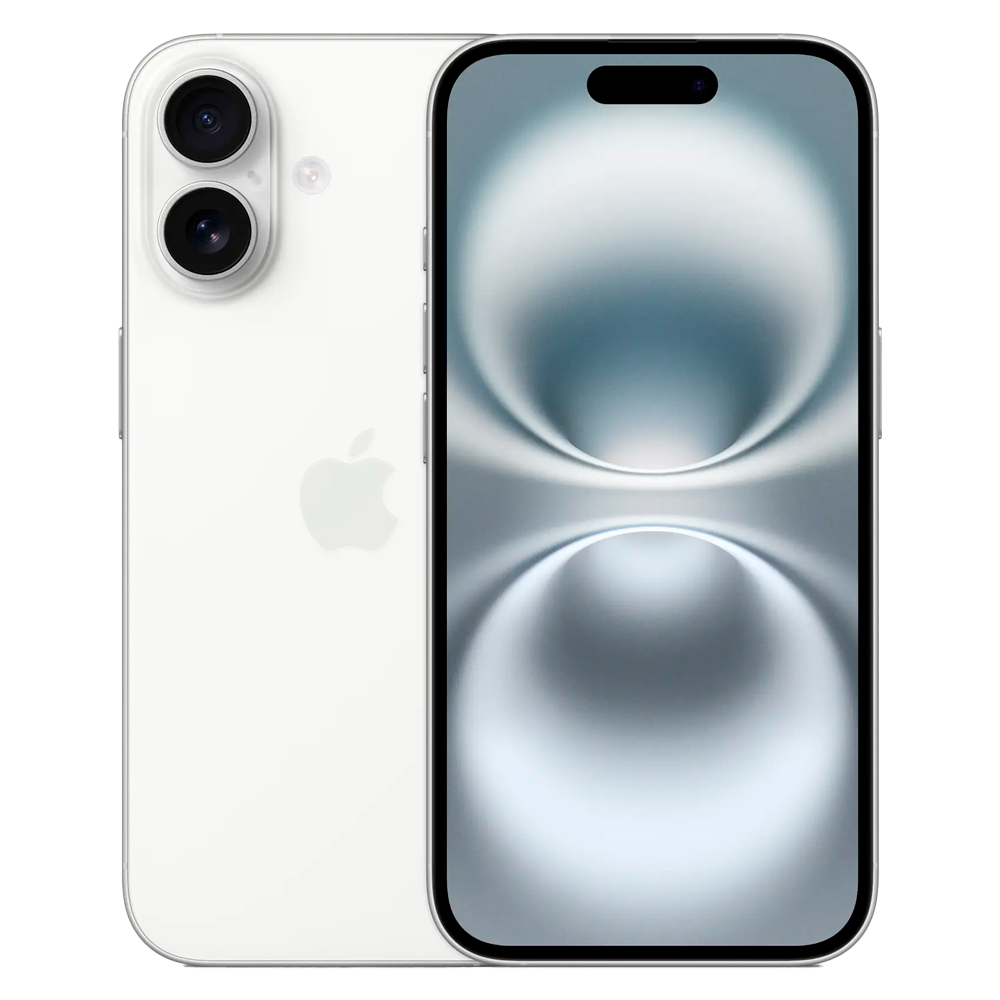 Смартфон Apple iPhone 16 128GB, eSIM, White (Белый)