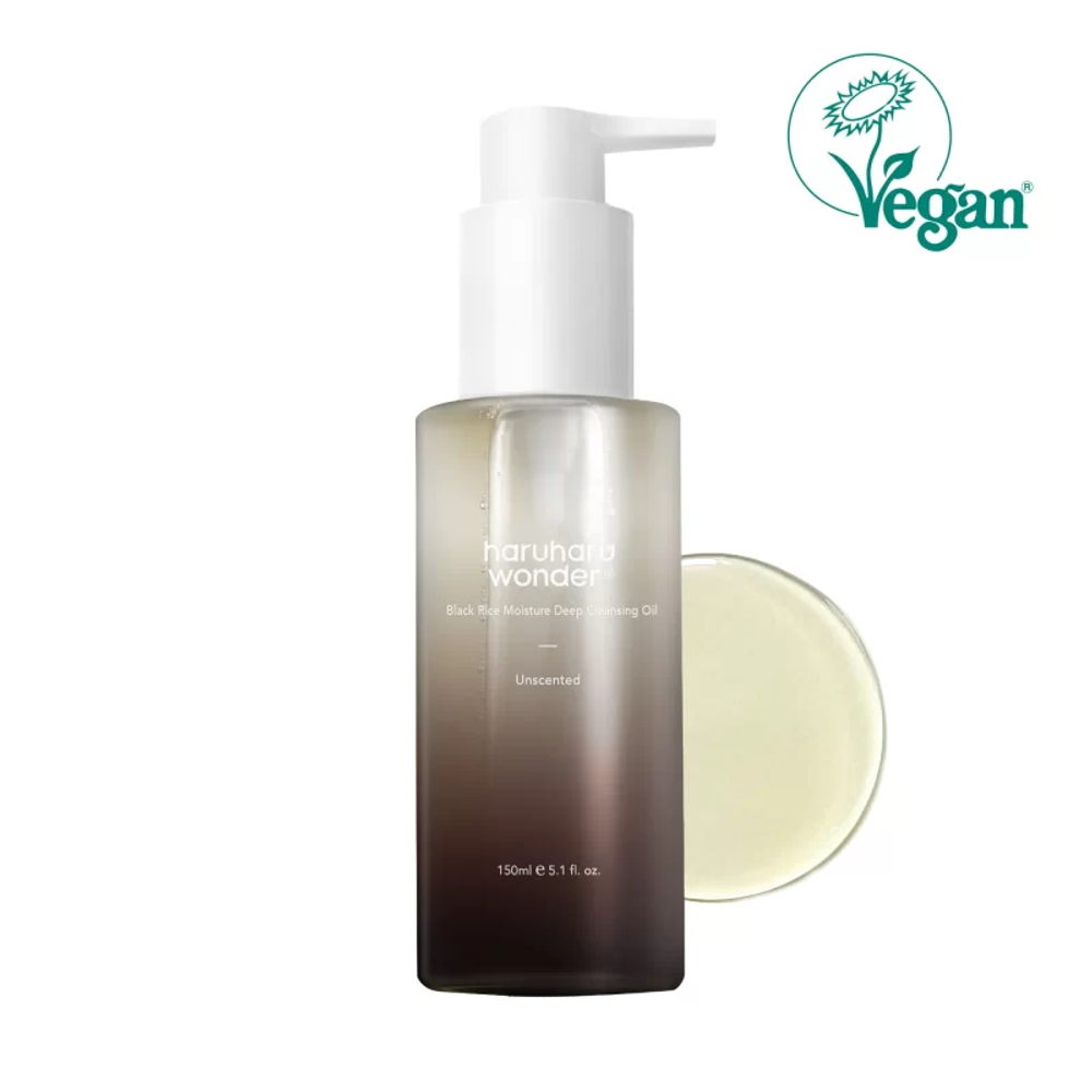 HaruHaru Wonder Black Rice Moisture Deep Cleansing Oil увлажняющее масло для глубокого очищения с черным рисом