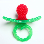 2825253 Прорезыватель силиконовый «Крошка Я. Ягодка-пустышка», цвет красный