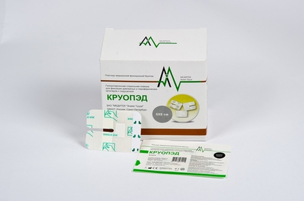 Пластырь медицинский фиксирующий "Круопэд" 6х8см 100шт/уп 811013