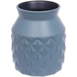 Ваза из пластика «Marlen-Элли» 0,8л 12,5*9,5см цвет морская волна