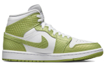 Кроссовки Jordan Air Jordan 1 Mid Se V2 "Green Python" (Женская размерная сетка)