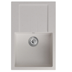 Мойка ML-GM31 КОМФОРТ с крылом, белая (331), 770*500*190мм