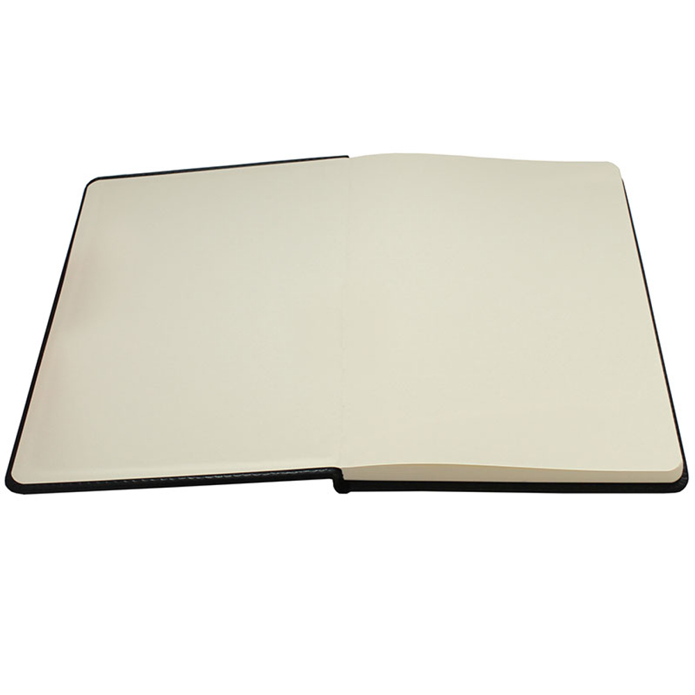 Ежедневник недатированный Deli А5, 160 страниц, кожзам, черный