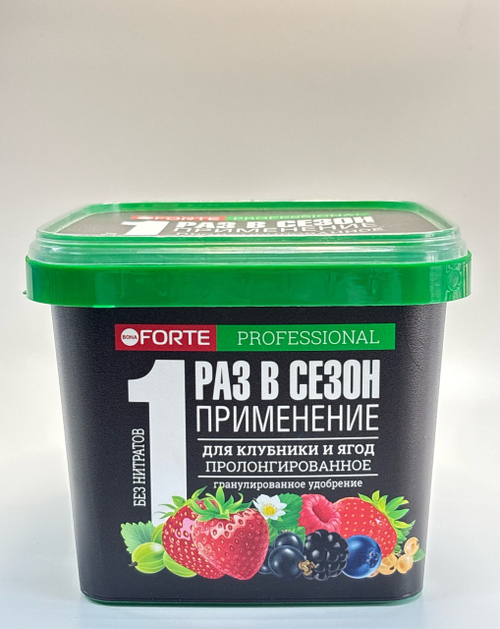 Уд. Bona Forte для клубники и ягод с биод. кремнием пролонгированное 1 л (ведро)