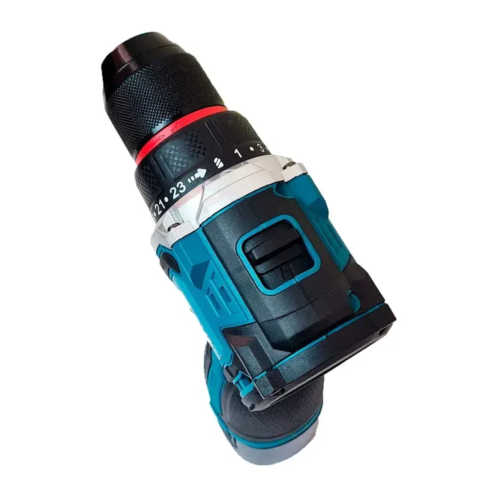 Дрель-шуруповерт 18v бесщеточный, 45 Нм, с набором и 2 АКБ