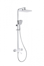 12071-F Душевая система с термостатом (БЕЛЫЙ) GANZER (5/1шт)