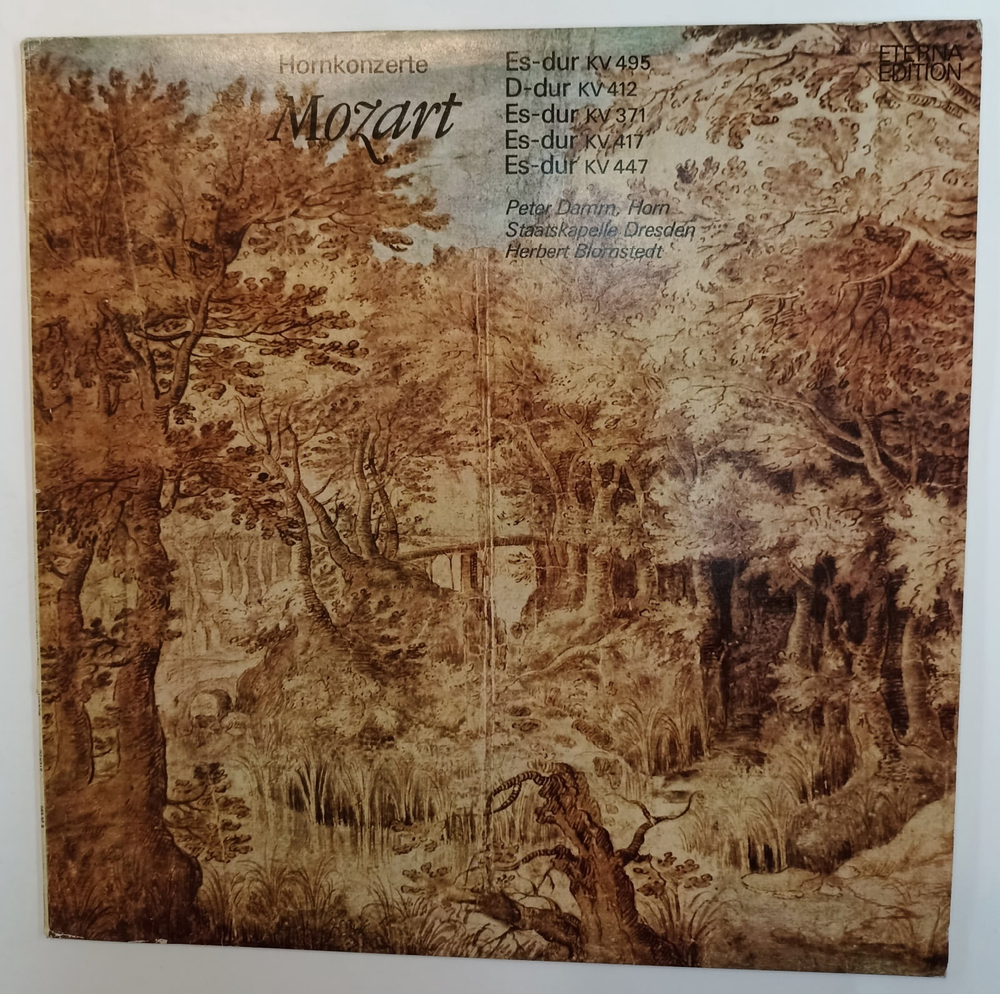 Mozart, Peter Damm, Staatskapelle Dresden, Herbert Blomstedt Hornkonzerte Es dur KV 495, D-dur KV 412, Es dur KV 371, Es dur KV 417, Es dur KV 447