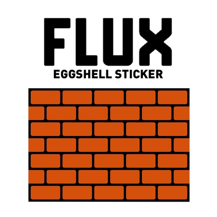 Стикер FLUX Eggshell BRICKS - (1шт) (Оранжевый)