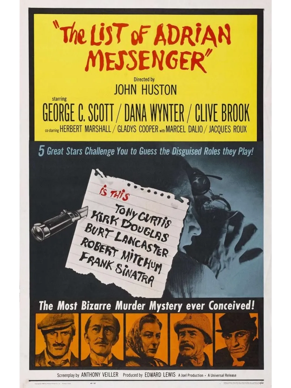 Список Эдриана Мессенджера (1963) (DVD-R)