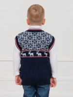 Жилет вязаный