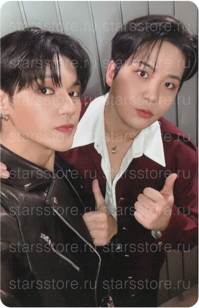 Фотокарта Wooyoung &amp; Jongho ATEEZ - GOLDEN HOUR : Part.3 (In Your Fantasy Edition) (MAKESTAR)