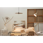 Лампа настольная thor, D21х58 см, бежевая