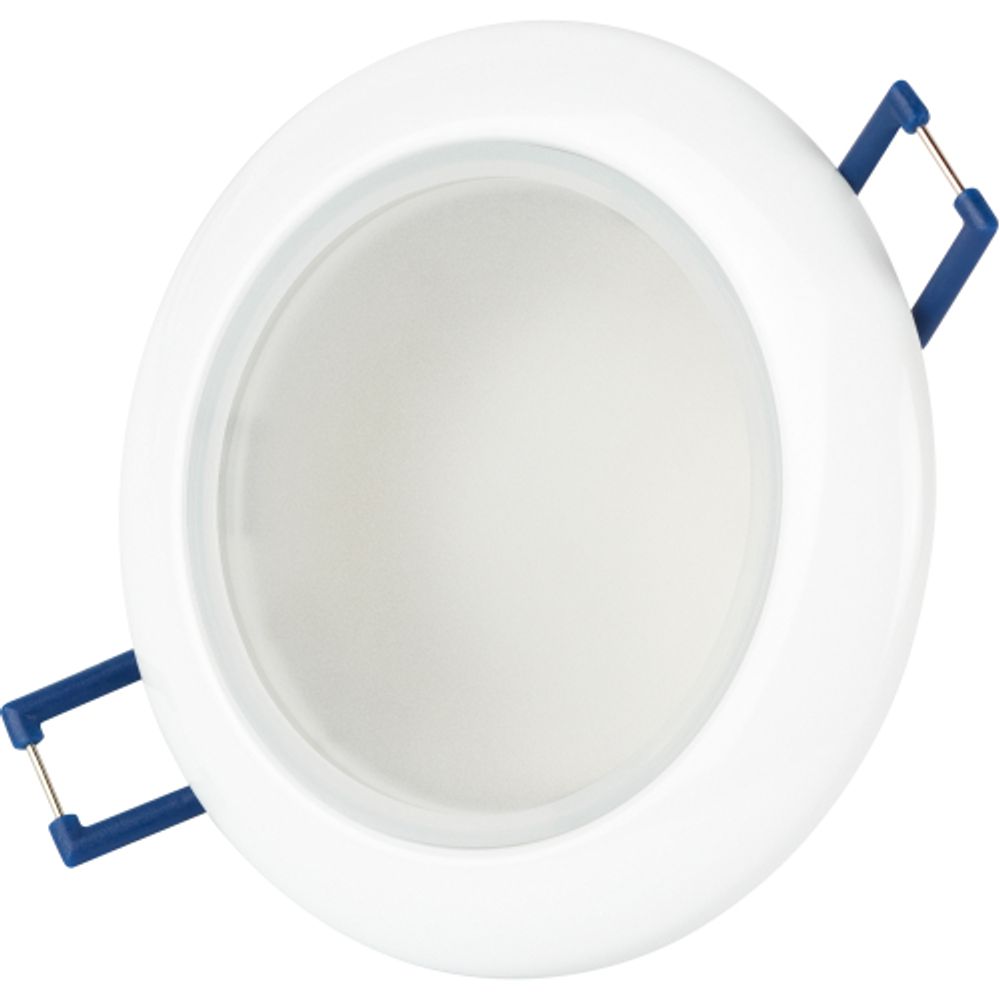 Светильник встраиваемый влагозащищенный ЭРА WR1 WH под лампу MR16 GU5.3 белый | 