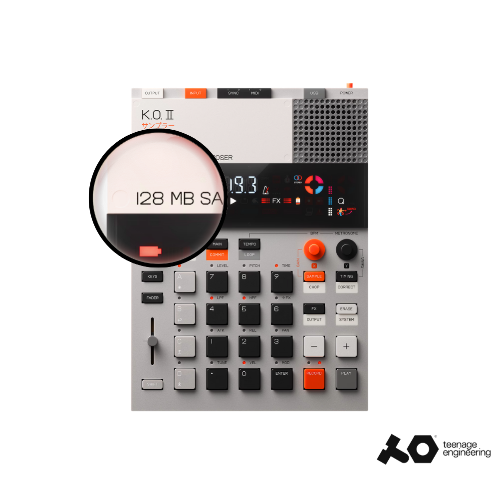 Teenage Engineering EP-133 K.O. II 7 ревизия