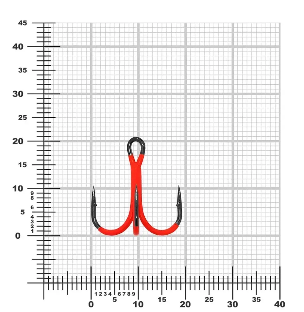 Крючки Vido Craft ST-36 BN "Тройник крашеный" (5шт/уп)