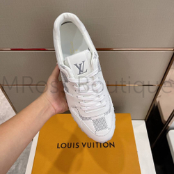Мужские белые кроссовки Louis Vuitton Run Away