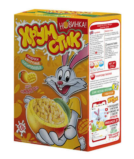 Кукурузные палочки ХРУМСТИК Манго 120г. Беларусь