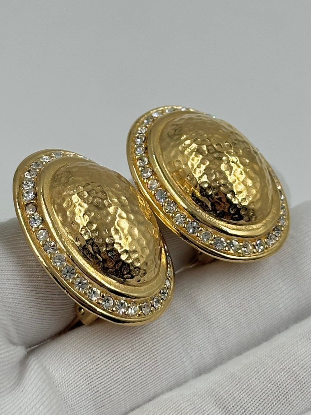 Клипсы с кристаллами Christian Dior