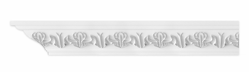 Плинтус потолочный ударопрочный с рисунком Decomaster D155B 60х40х2000мм